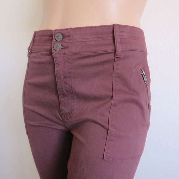 KUT from the KLOTH Jeans Women's Ankle Straight Leg Utility Jogger Size 10 NWT - Picture 5 of 5